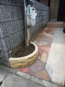 京都市伏見区Ｔ様邸～花壇改修工事～