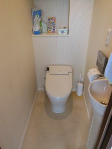 左京区S様邸トイレリフォームが完成しました!(^^)!。