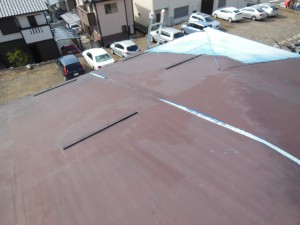 山科区O様邸の屋根、バルコニー改修工事完了しました!!