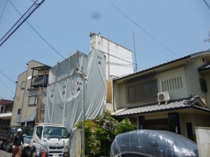 京都市右京区Ｔ様邸新築工事～解体終了～