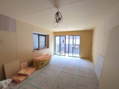 京都市西京区A様邸の1階・2階全面フルリフォーム！2世帯住宅へと生まれ変わります！大工工事終了！外構工事も同時に進めていきます！