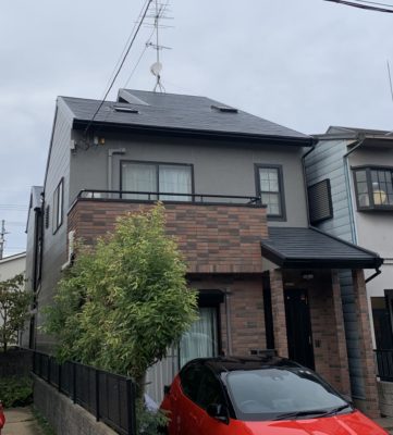 京都市北区Y様邸の屋根・外壁塗装が完了しました！スーパームキコートの塗装で耐久年数アップ⤴メンテナンスもバッチリです！